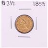 Image 1 : 1853 $2 1/2 Liberty Head Quarter Eagle Gold Coin