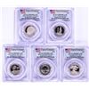Image 1 : 2013-S Silver Proof National Parks Quarter (5) Coin Set PCGS PR69DCAM First Strike