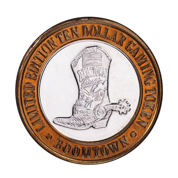 .999 Silver Boomtown Hotel and Casino $10 Casino Limited Edition Gaming Token