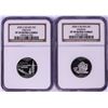 Image 1 : Lot of (2) 2005-S Proof Silver State Quarter Coins NGC PR70 Ultra Cameo