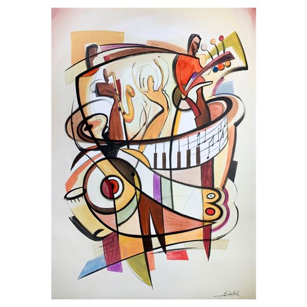 Alfredalexander Gockel "Jam Session" Limited Edition Giclee On Canvas