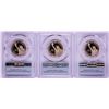 Image 2 : Lot of (3) 2016-S $1 Proof Presidential Dollar Coins PCGS PR69DCAM First Strike