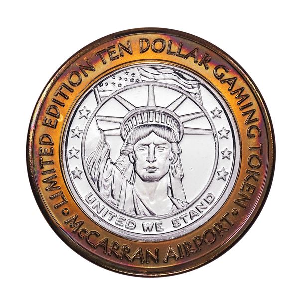 .999 Silver McCarran International Airport Las Vegas, NV $10 Limited Gaming Token