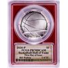 Image 2 : 2020-P $1 Basketball HOF Silver Dollar Coin PCGS PR70DCAM Bill Walton Signature FDOI