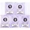 Image 2 : 2006-S Silver Proof State Quarter (5) Coin Set PCGS PR69DCAM