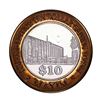 Image 1 : .999 Silver Maxim Hotel & Casino Las Vegas, NV $10 Limited Edition Gaming Token