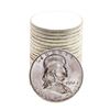 Image 1 : Roll of (20) Brilliant Uncirculated 1961 Franklin Half Dollar Coins