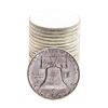 Image 2 : Roll of (20) Brilliant Uncirculated 1961 Franklin Half Dollar Coins