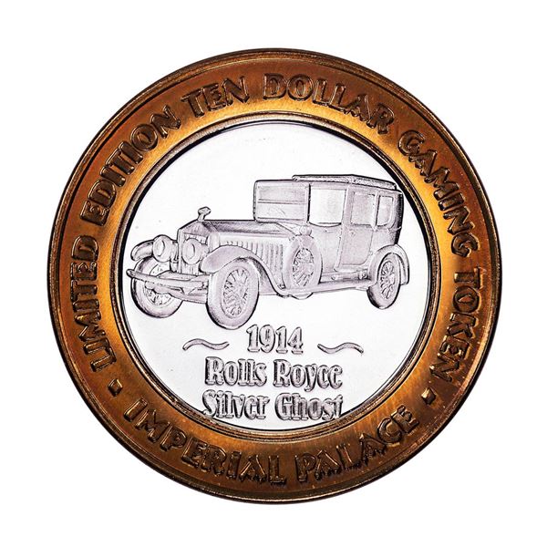 .999 Silver Imperial Palace Hotel & Casino Nevada $10 Gaming Token Limited Edition
