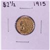 Image 1 : 1915 $2 1/2 Indian Head Quarter Eagle Gold Coin