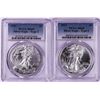 Image 1 : Lot of 2021 Type 1 & 2 $1 American Silver Eagle Coins PCGS MS69