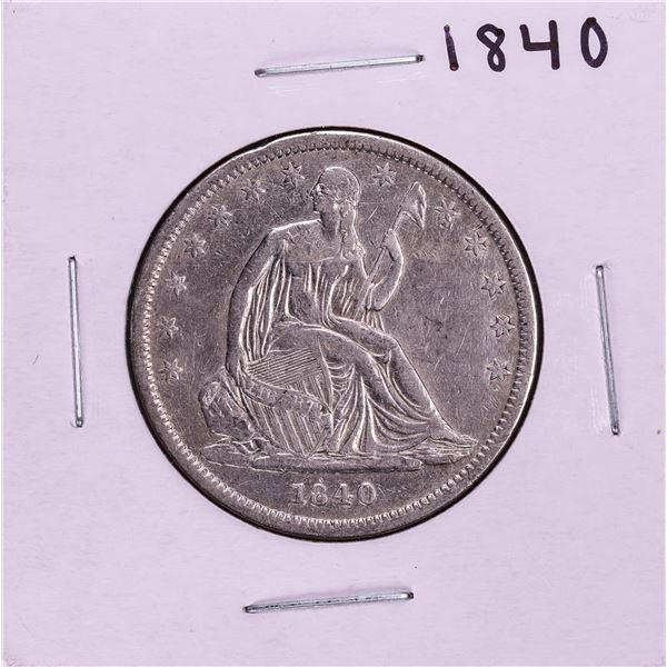 1840 Seated Liberty Half Dollar Coin