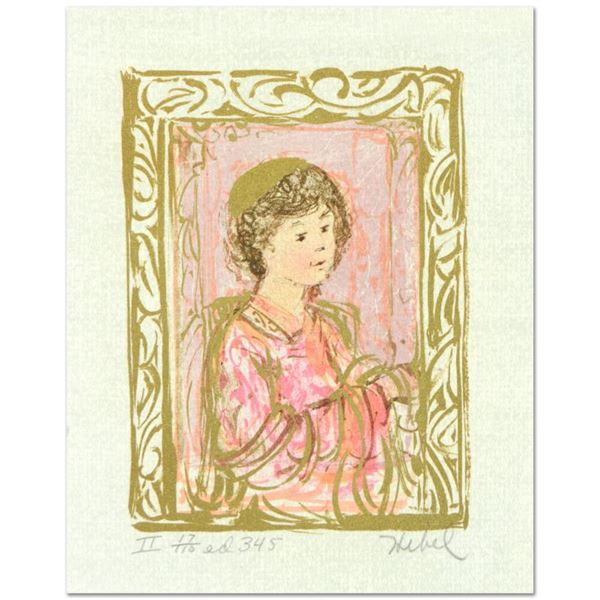 Hibel (1917-2014) "Meditation" Limited Edition Lithograph On Paper