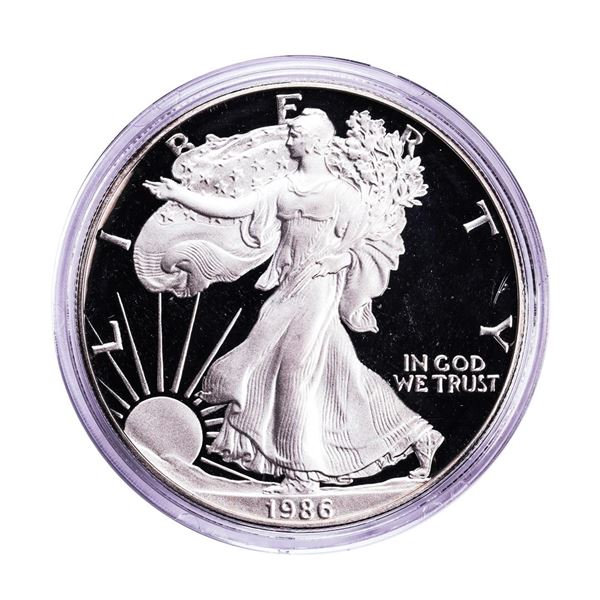 1986-S Proof $1 American Silver Eagle Coin