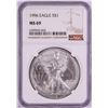 Image 1 : 1996 $1 American Silver Eagle Coin NGC MS69