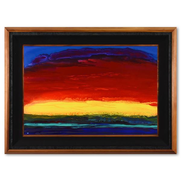 Wyland "Lahaina Sunset" Original Acrylic Painting On Board
