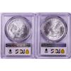 Image 2 : Lot of 2021 Type 1 & 2 $1 American Silver Eagle Coins PCGS MS69