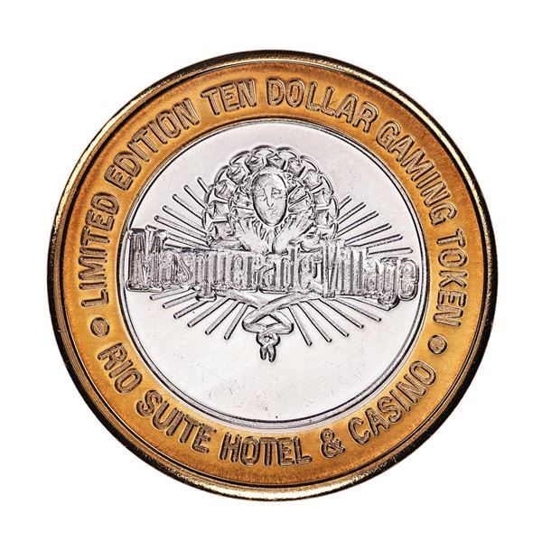 .999 Fine Silver Rio Las Vegas, Nevada $10 Casino Limited Edition Gaming Token