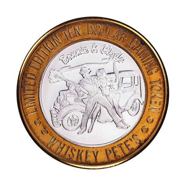 .999 Silver Whiskey Pete's Casino Jean, Nevada $10 Limited Edition Gaming Token
