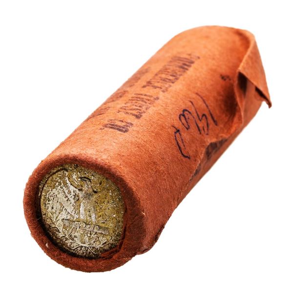 Original Bank Roll of (40) Brilliant Uncirculated 1960-D Washington Quarter Coins