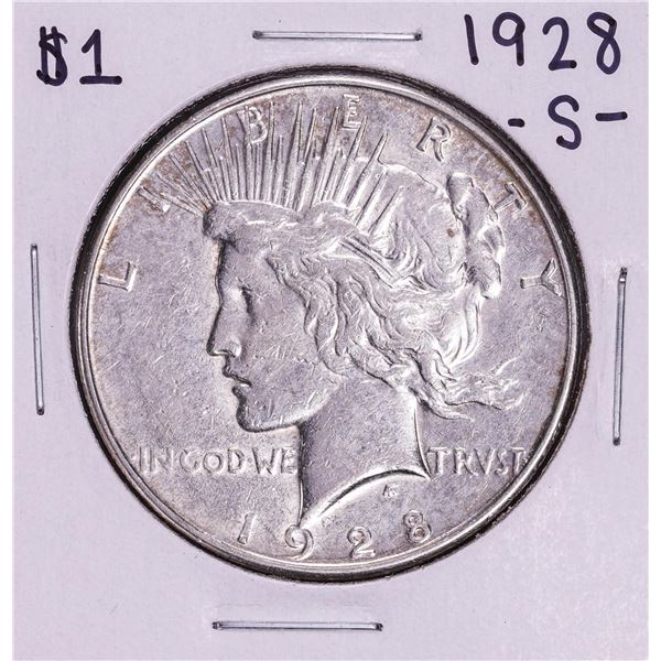 1928-S $1 Peace Silver Dollar Coin