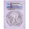 Image 1 : 2021-(S) Type 2 $1 American Silver Eagle Coin PCGS MS69 First Strike
