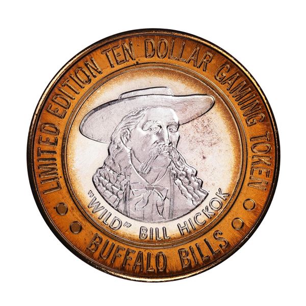 .999 Silver Buffalo Bills Resort & Casino Jean, NV $10 Limited Edition Gaming Token