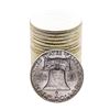 Image 2 : Roll of (20) Brilliant Uncirculated 1963 Franklin Half Dollar Coins