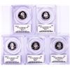 Image 2 : 2005-S Silver Proof State Quarter (5) Coin Set PCGS PR69DCAM