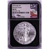 Image 1 : 2018 $1 American Silver Eagle Coin NGC MS70 First Day of Issue Mercanti Signature