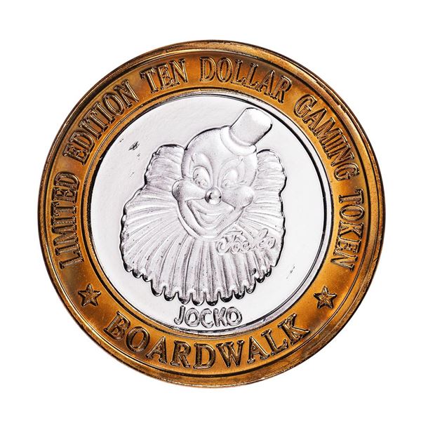 .999 Silver Boardwalk Casino Las Vegas, NV $10 Limited Edition Gaming Token