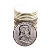 Image 1 : Roll of (20) Brilliant Uncirculated 1958 Franklin Half Dollar Coins