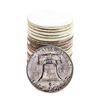 Image 2 : Roll of (20) Brilliant Uncirculated 1958 Franklin Half Dollar Coins