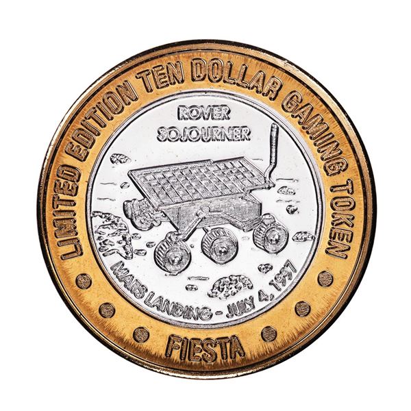 .999 Silver Fiesta Casino and Hotel $10 Casino Limited Edition Gaming Token