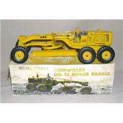CAT #12 Road grader by Ertl w/ Original Box