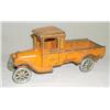 Image 1 : Arcade Model T? 9" Pickup Truck in Orange on Steel Wheels