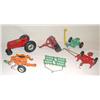 Image 1 : Arcade Oliver Small Farm Set--70, Disc, 2b Plow, Drag, Planter, & Sickle Mower
