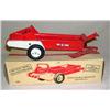 Image 1 : Tru-Scale Red & White Long Lever Manure Spreader w/ Plastic Beaters in Box