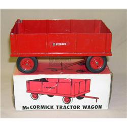 IH McCormick Barge Box Wagon w/ Red Rims in Original Box