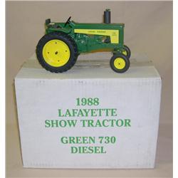 JD 730 Diesel wide front '88 Lafayette Show custom by Yoder, 