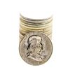 Image 1 : Roll of (20) Brilliant Uncirculated 1963 Franklin Half Dollar Coins