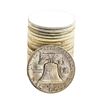 Image 2 : Roll of (20) Brilliant Uncirculated 1963 Franklin Half Dollar Coins
