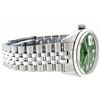 Image 3 : Rolex Men's Stainless Green Diamond Datejust Oyster Perpetual Wristwatch
