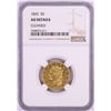 1835 $5 Classic Head Half Eagle Gold Coin NGC AU Details