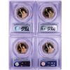 Image 2 : Lot of (4) 2007-S $1 Proof Presidential Dollar Coins PCGS PR69DCAM First Strike