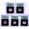 2005-S Silver Proof State Quarter (5) Coin Set ICG PR70DCAM