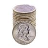 Roll of (20) Brilliant Uncirculated 1963 Franklin Half Dollar Coins