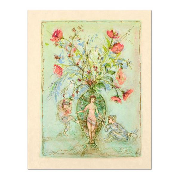 Hibel (1917-2014) "Sprites Of The Grecian Urn" Limited Edition Lithograph On Rice Paper