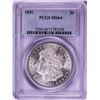 1891 $1 Morgan Silver Dollar Coin PCGS MS64
