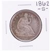 1862-S Seated Liberty Half Dollar Coin